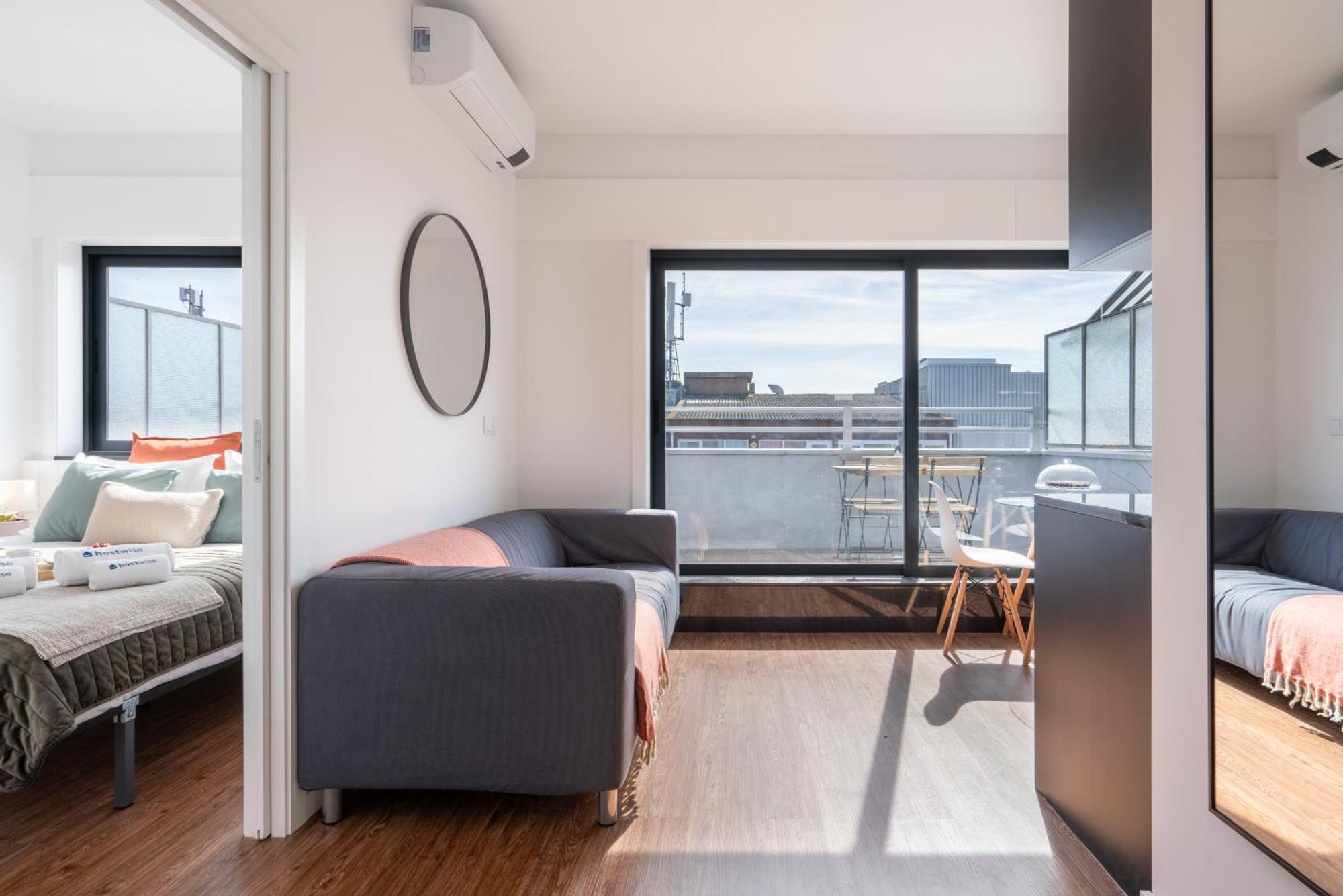 Host Wise - Sunny Bright Flat W Balcony Apartamento Oporto