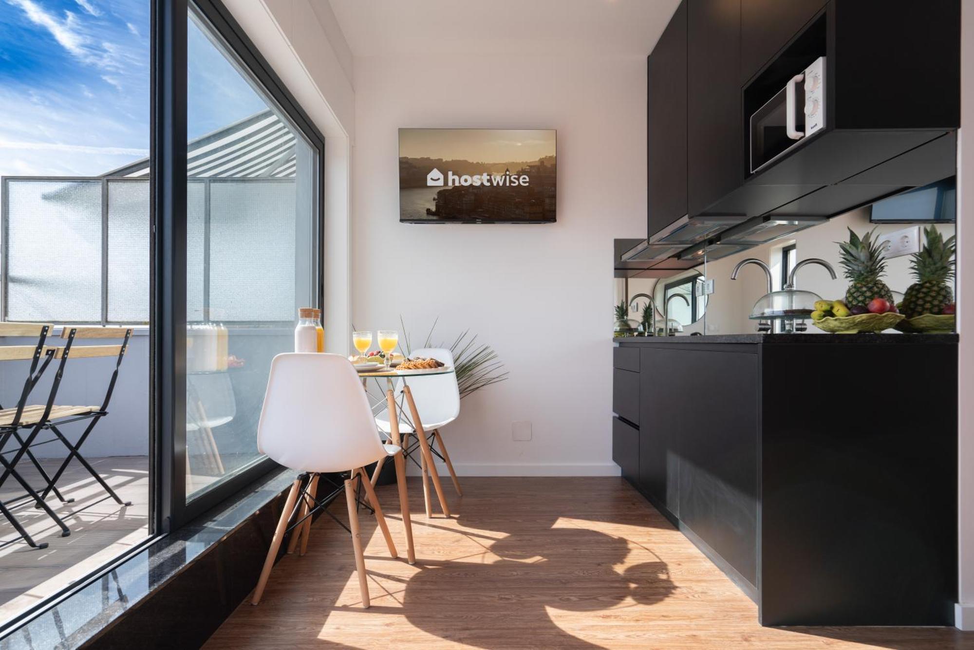Host Wise - Sunny Bright Flat W Balcony Apartamento Oporto