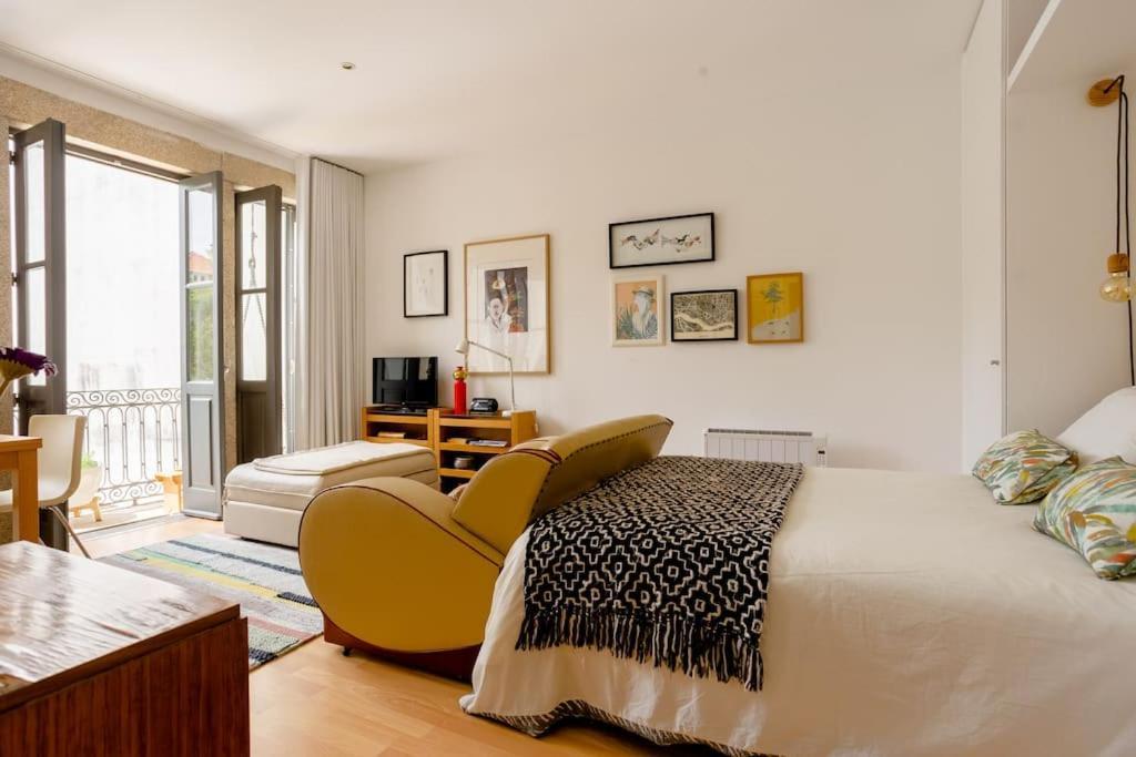Apartamento Sunny Priorado Vintage With Balcony *