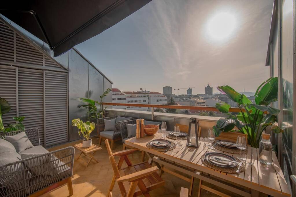 Eco Penthouse In Downtown With Rooftop & Parking Apartamento