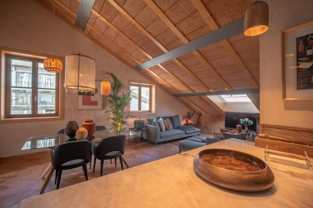Apartamento Eco Penthouse In Downtown With Rooftop & Parking Oporto