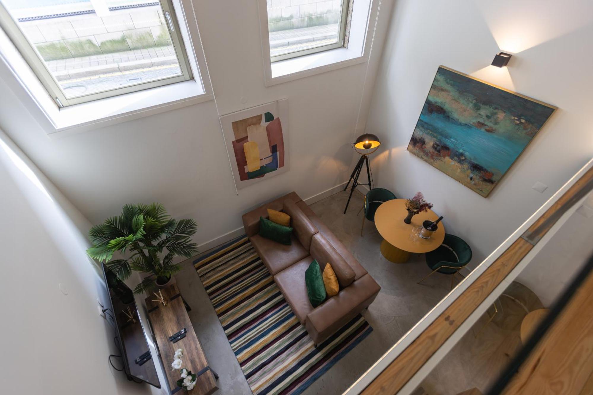 Industrial Cozy Loft Downtown Apartamento Porto
